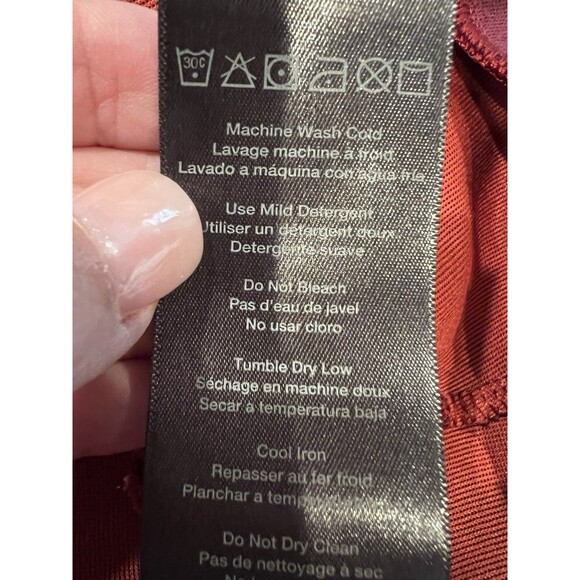 Merrell Hoodie Burgundy Logo Pullover Top Shirt Women’s Large - Picture 10 of 10